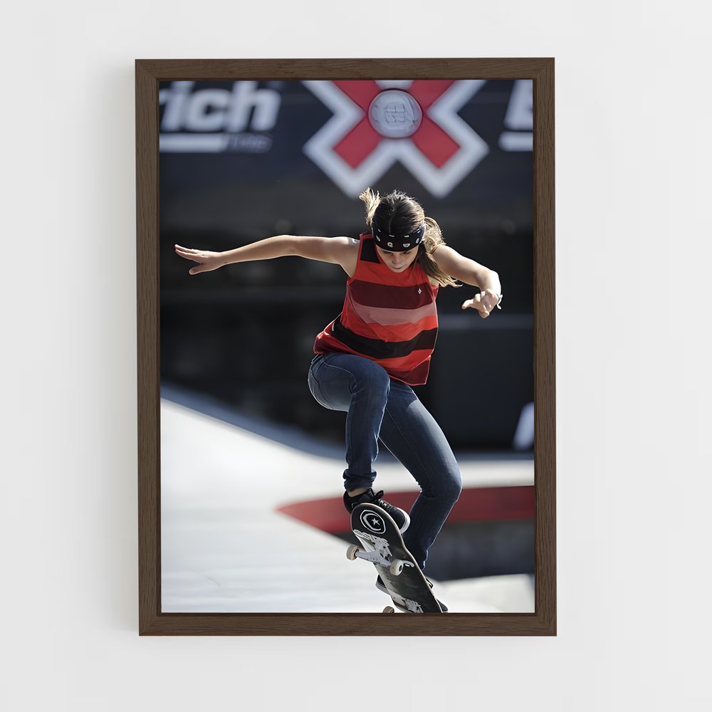 Poster Leticia de bufoni – affiche Skateboard (vue 5)